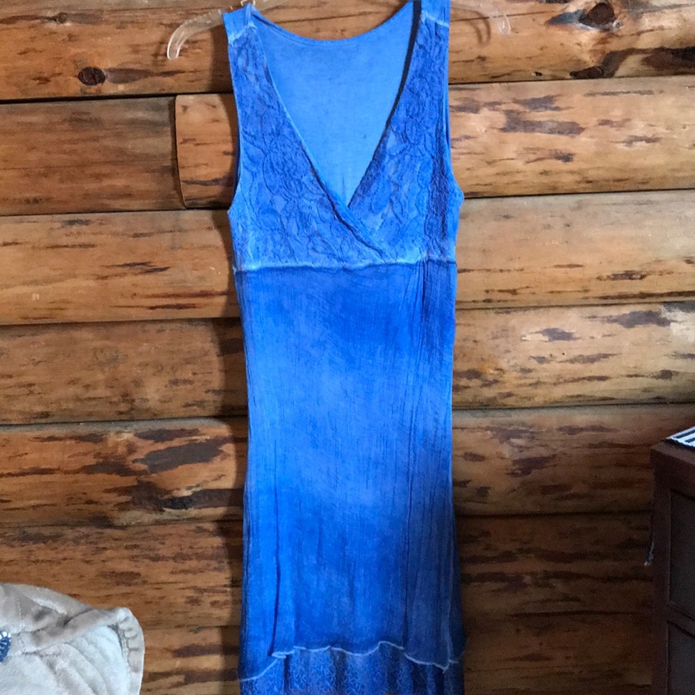 Blue dress
